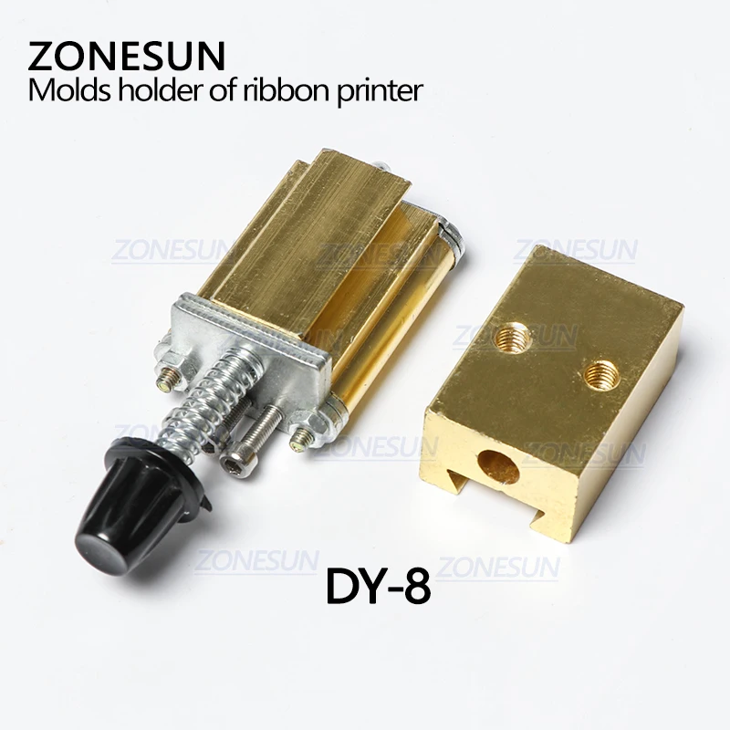 ZONESUN держатель формы ленточный принтер DY8 HP241 устройство кодирования тепловая головка штамповки принтер Термоблок принтер письмо высечки