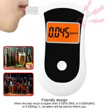 Portable LCD Breathalyzer Meter Analyzer Detector Advance Digital Breath Alcohol Tester