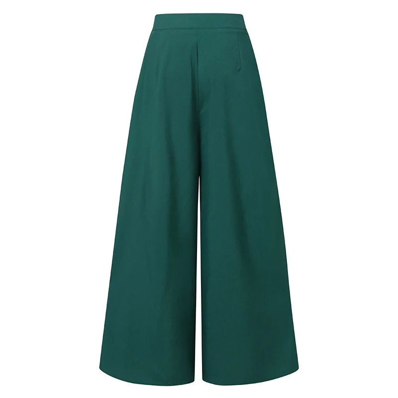 Summer Wide Leg Pants Women Pants 2022 Celmia Elegant Elastic High Waist  Long Trousers Casual Loose Solid Pleated Party Pantalon - Pants & Capris -  AliExpress