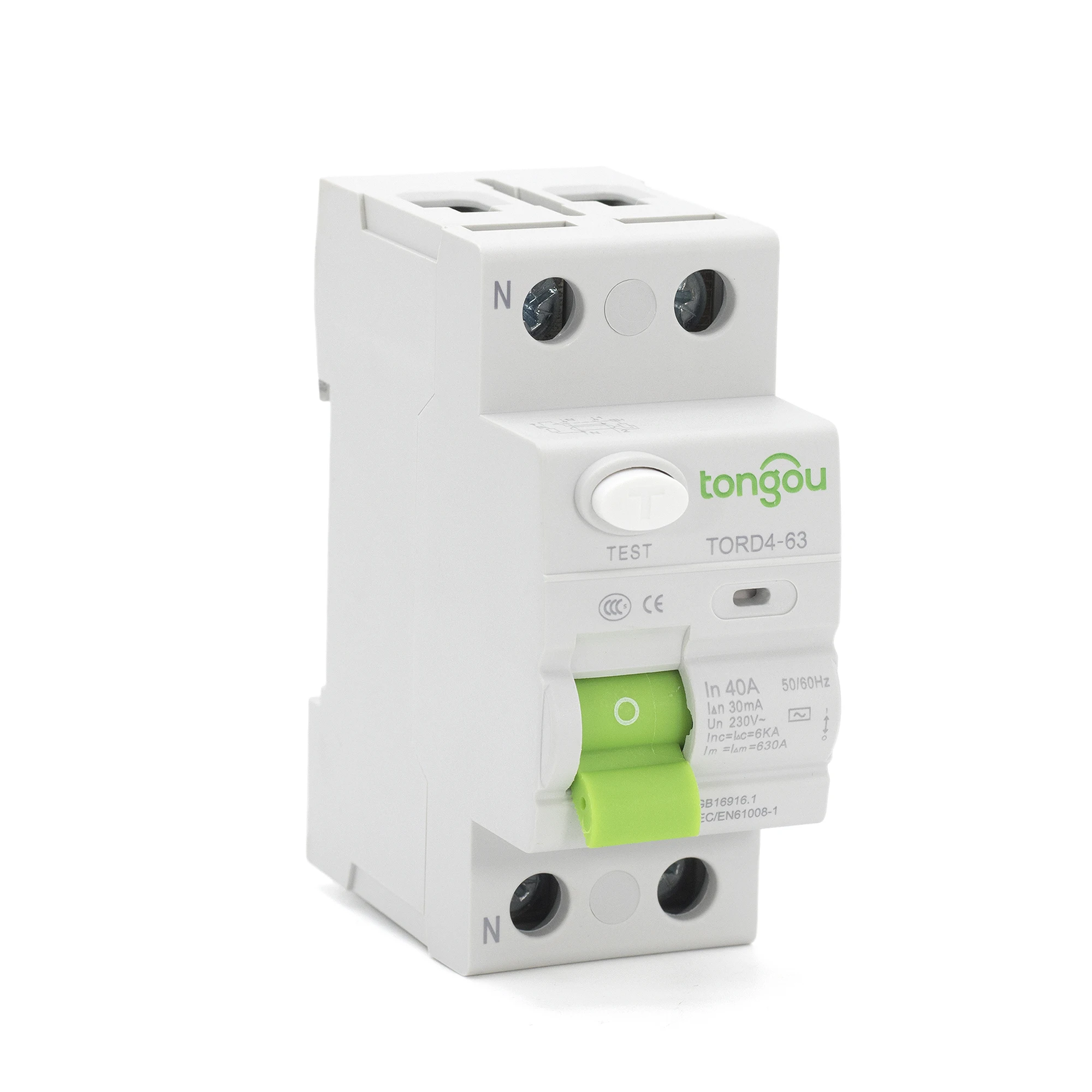 2P 16A 63A 10mA 30mA 100mA 6KA RCCB RCD 230V электромеханический выключатель остаточного тока, выключатель дифференциала, выключатель безопасности|Автоматические выключатели| | АлиЭкспресс