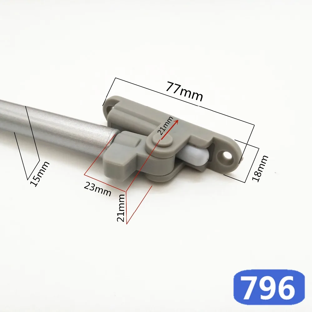 268 мм подшипник резиновый сердечник поддержка Лифт гидравлический газовый пружинный фитинг для маленький шкаф кухонный шкаф, мебель шарнир