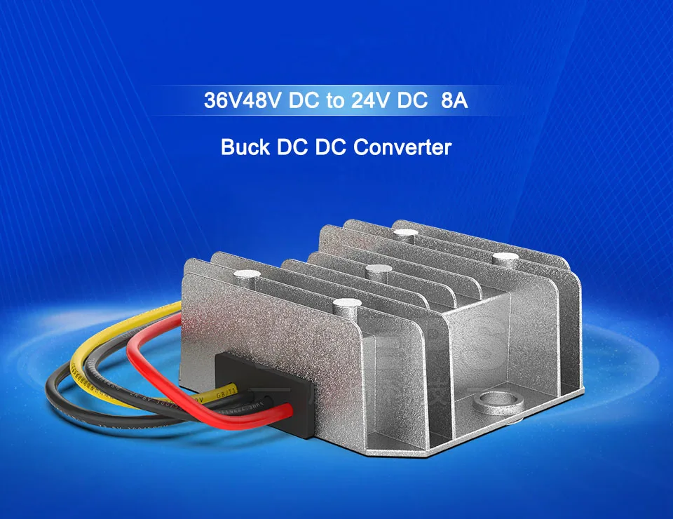 48 V-24 V 8A DC понижающий преобразователь, 48 V-24 V DC Регулируемый источник питания модуль, 48 V-24 V 192W понижающий преобразователь