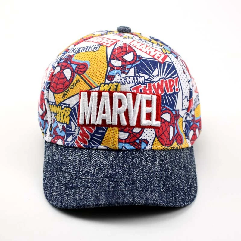 Детская кепка в бейсбольной кепке Marvel шляпа Микки Мауса Snapback шапки бренд хип-хоп кепка высокое качество Bone gorras дети мальчик Casquette