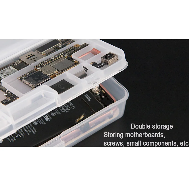 SUNSHINE SS-001A коробка для хранения многофункциональный телефон ЖК-экран материнская плата IC чипы запчасти Органайзер телефон ремонт коробка для хранения