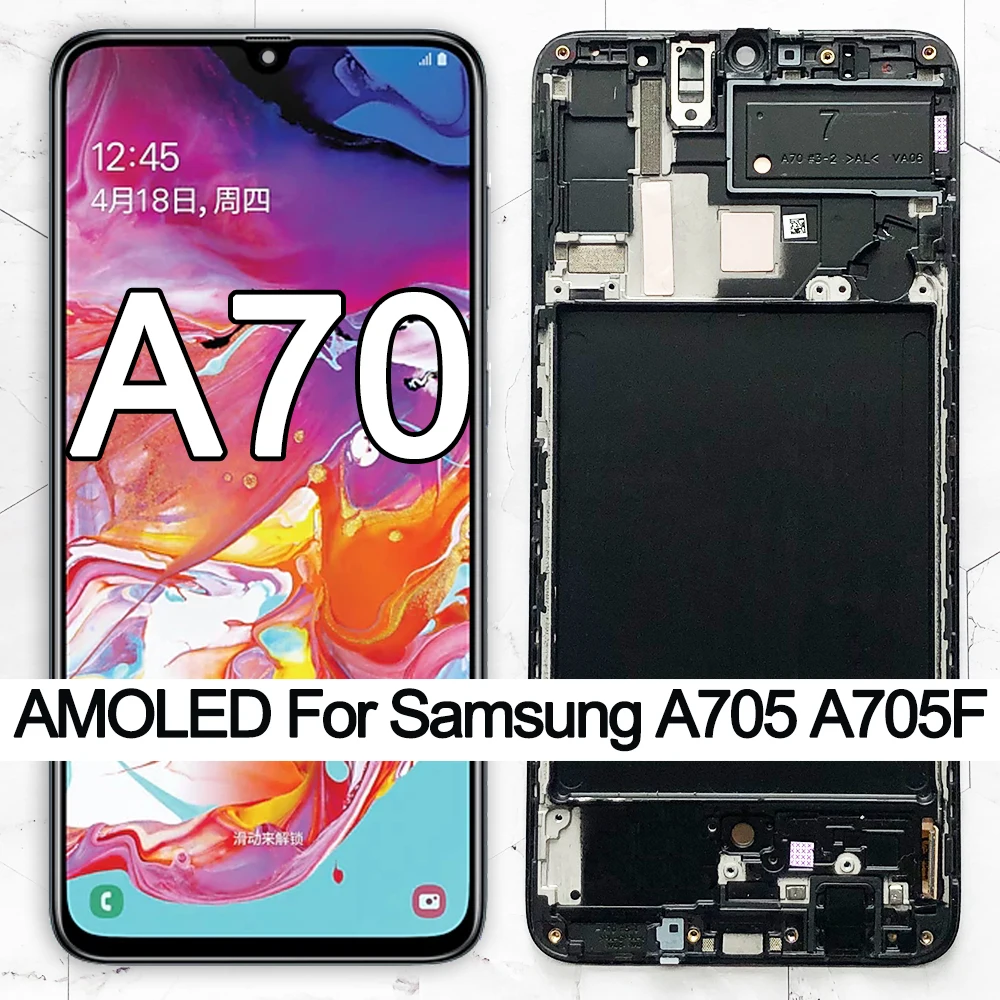Сенсорный ЖК дисплей для Samsung Galaxy A70; A705; A705F; SM A705MN|Экраны для мобильных телефонов| | АлиЭкспресс