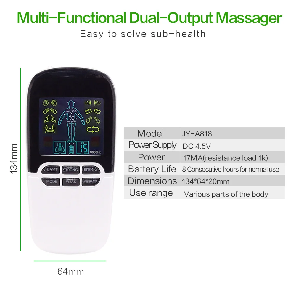 Digital Nerve Massage Machine with Rhinitis Sinusitis Cure Electronic Pulse Massage 8 Mode ElectroTherapy Back Tens Massager Digital Nerve Massage Machine with Rhinitis Sinusitis Cure Electronic Pulse Massage 8 Mode ElectroTherapy Back Tens Massager