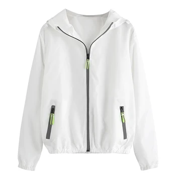 Women Sport Coat Winter Waterproof Jacket Women Casual Fashion Hooded Zipper Rain Jacket Women Softshell Waterproof Jacket 2