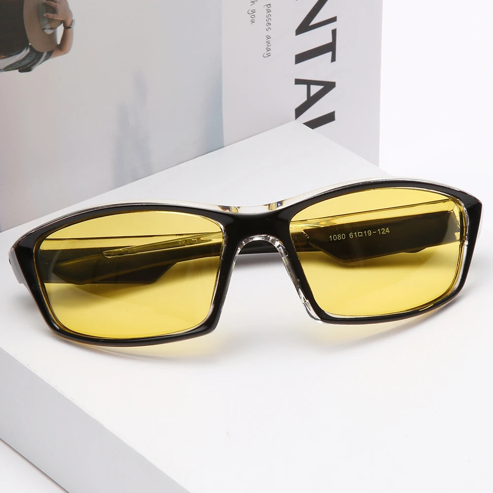 Night Vision Glasses YAMEIZE Anti-glare Polarized Sunglasses Yellow Lens For Driving Fishing
