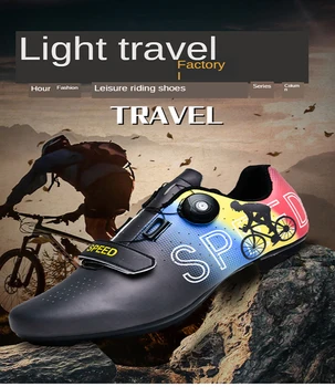 

Professional breathable road bike cycling shoes self-locking non-slip cycling shoes non-slip ultra-light MTB cycling shoes men