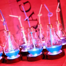 Креативная популярная лампа соломинка для коктейля стекло для бара портативная круглая лампа охладитель холодный напиток чашка тики молоко для молока и чая магазин кружка