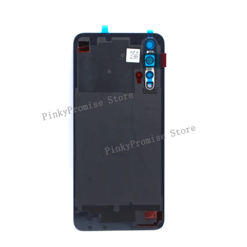 Для 6,2" huawei Honor 20 стеклянная задняя крышка батарейного отсека задняя+ стеклянная линза для Honor 20 задняя дверь