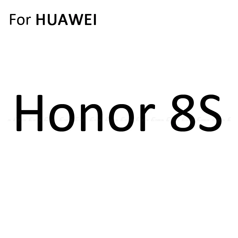 Прозрачный силиконовый чехол для телефона с полным покрытием для HuaWei Honor 9X V9 8A 8C 8X8 S фотоаппаратов моментальной печати 7S 7A 7X 7C 7 6A 6C 6X6 8 Pro Max играть 3 3e глобальной ТПУ чехол - Цвет: For Honor 8S