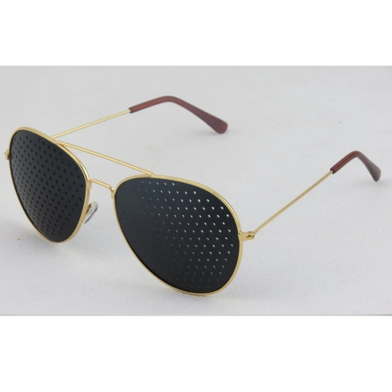 

1pcs Anti-myopia Pin hole Glasses Pinhole Sunglasses Eye Exercise Eyesight Improve Natural Healing vision Care Eyeglass