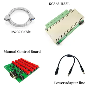 

32 Channels ethernet relay controller supports manual control board