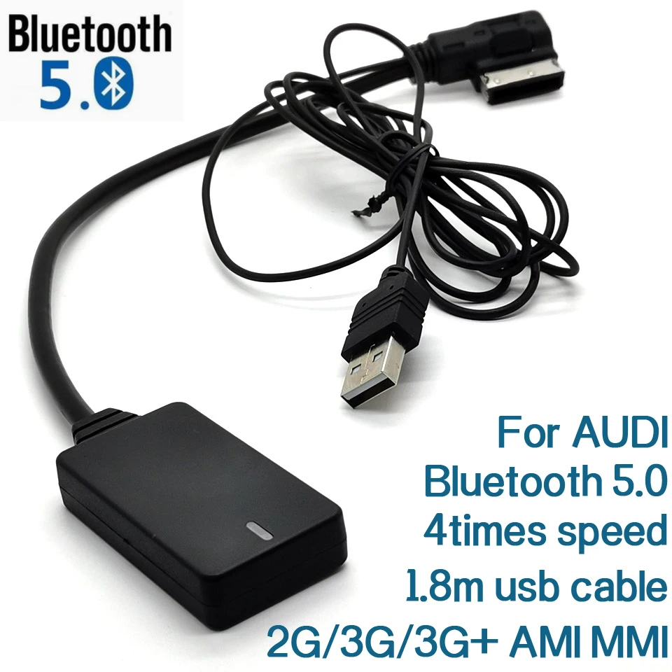 

AMI MMI MDI Wireless Bluetooth 5.0 Adapter Cable Audio Music Auto Bluetooth For Audi A3 A4 B8 B6 A5 A7 R7 S5 Q7 A6L A8L A4L