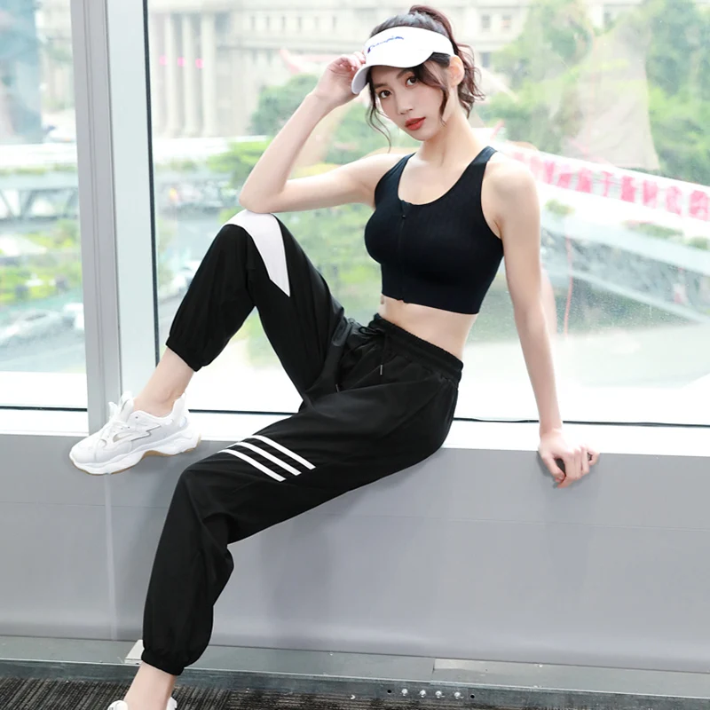 Sports Pants Autumn Women Loose Yoga Pants Sports Trousers Exercise Fitness Running Jogging Trousers Workout Sport Pants