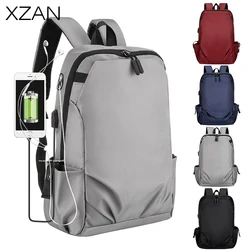 Men's USB Rechargeable Large capacity bale Leisure Travel Multifunctional Backpack Waterproof Men's Business Laptop Classic bags