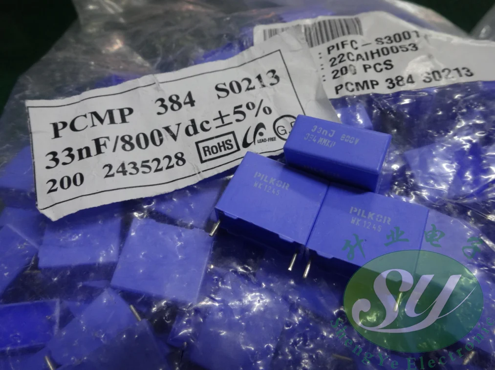 50 шт. PILKOR MKP 0,033 мкФ/800 в 33NF 333 пленочный конденсатор 15 мм