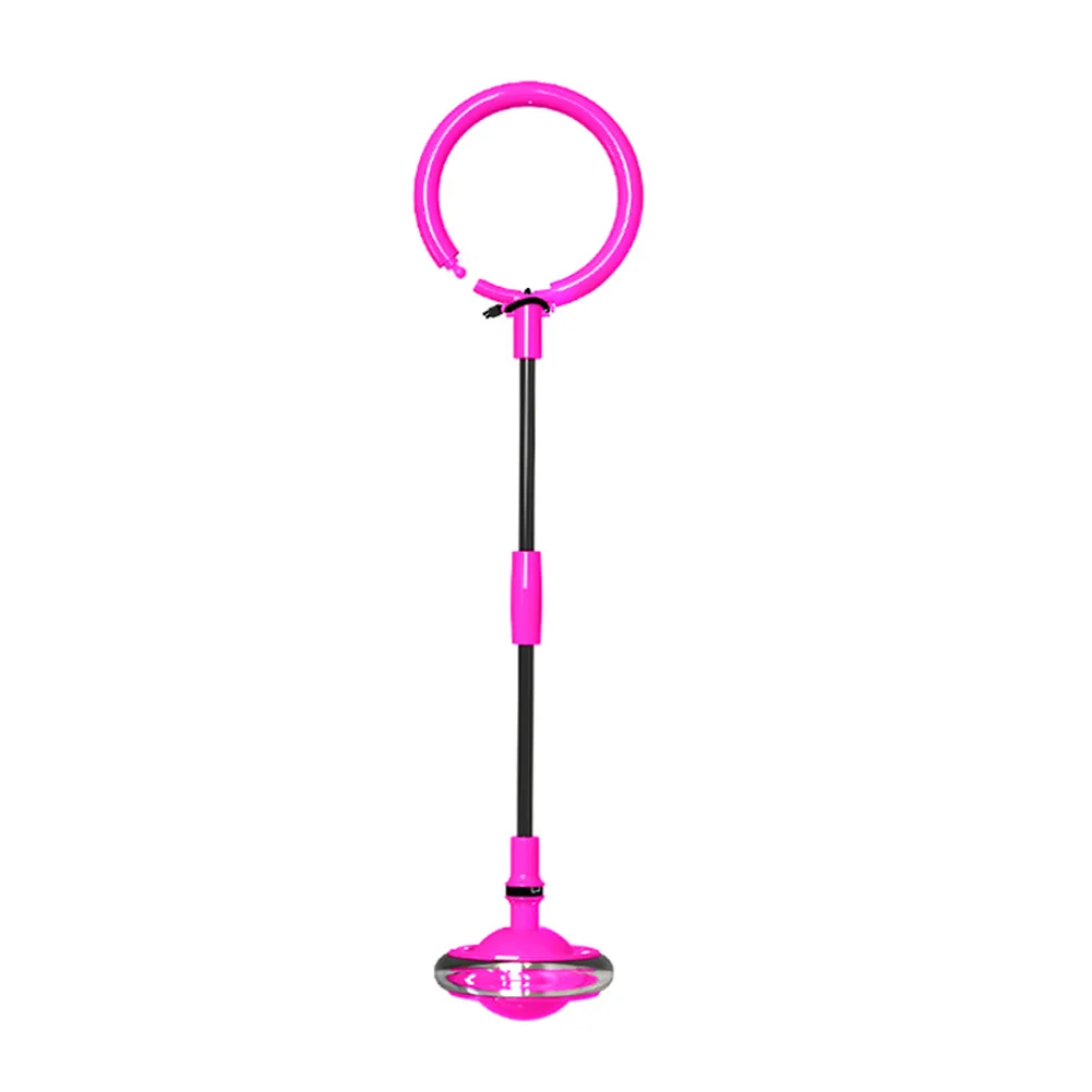 pink Высококачественная игрушка со светодиодом мигающее прыгающее кольцо красочные лодыжки Skip круг складные качающиеся игрушки для детей NCM99 - Цвет: pink