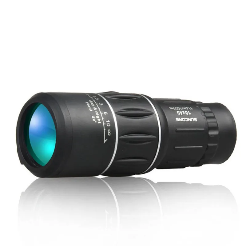 10X40 мощный монокулярный телескоп HD Vision большой диапазон ручной Монокуляр для кемпинга наблюдения за птицами путешествия охота