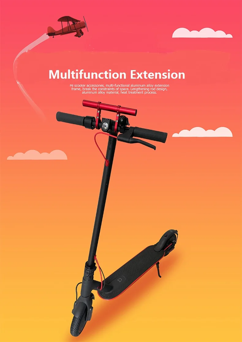 Велосипедный руль для Xiaomi M365 электрический скутер держатель ручка бар велосипед удлинитель кронштейн для Mijia M365Pro часть