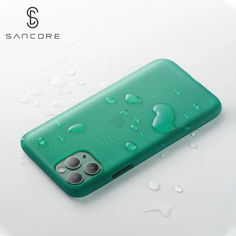 Sancore жидкий силиконовый чехол для iPhone 11 Pro Max чехол s высокое качество чехол тонкий мягкий чехол для 5,8 6,1 6,5 крышка