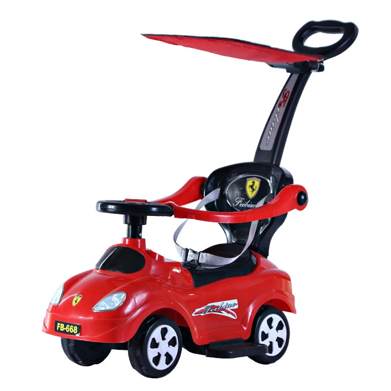 

4 in 1 Multifunction Baby Walker Outdoor Ride on Car for Children Push Cart Stroller Kids Saooter with Light Music 1-5years Old