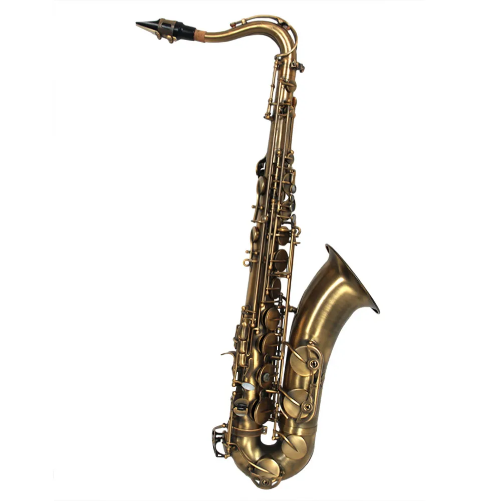 

High grade professional Antique color polished Tone Bb Tenor Saxophone