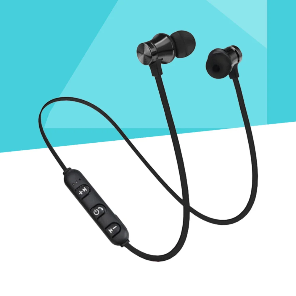 1 шт. Bluetooth наушники гарнитура беспроводные спортивные магнитные поглощающие