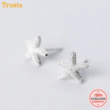 Trusta,, 925 пробы, серебряные серьги-гвоздики со звездами и звездами, женские модные ювелирные изделия, 925, с фабрики, много DS495