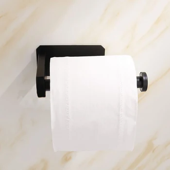 

'The Best' Self Adhesive Toilet Paper Holder Toilet Roll Stick on Wall Stainless Steel for Bathroom Kitchen 889