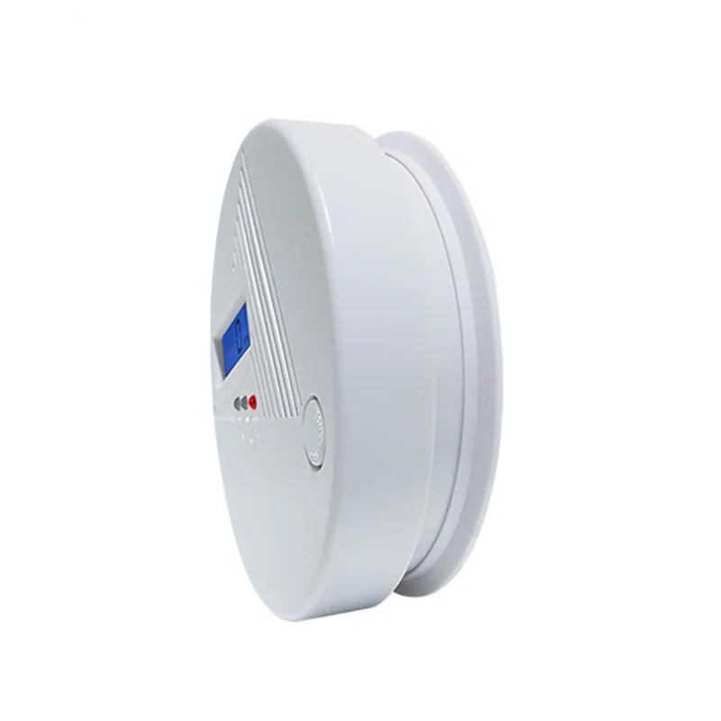 Wireless Photoelectric Carbon Monoxide CO Detector for Home Fire Security with LED Digital Indicator 85dB Alarm Alert Sound