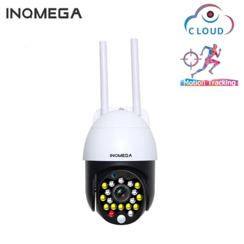 

INQMEGA 1inch Mini 2.4MP Outdoor PTZ Speed Dome Wifi Camera Cloud Auto-Tracking Camera ONVIF Wireless Home Surveillance IP Camer