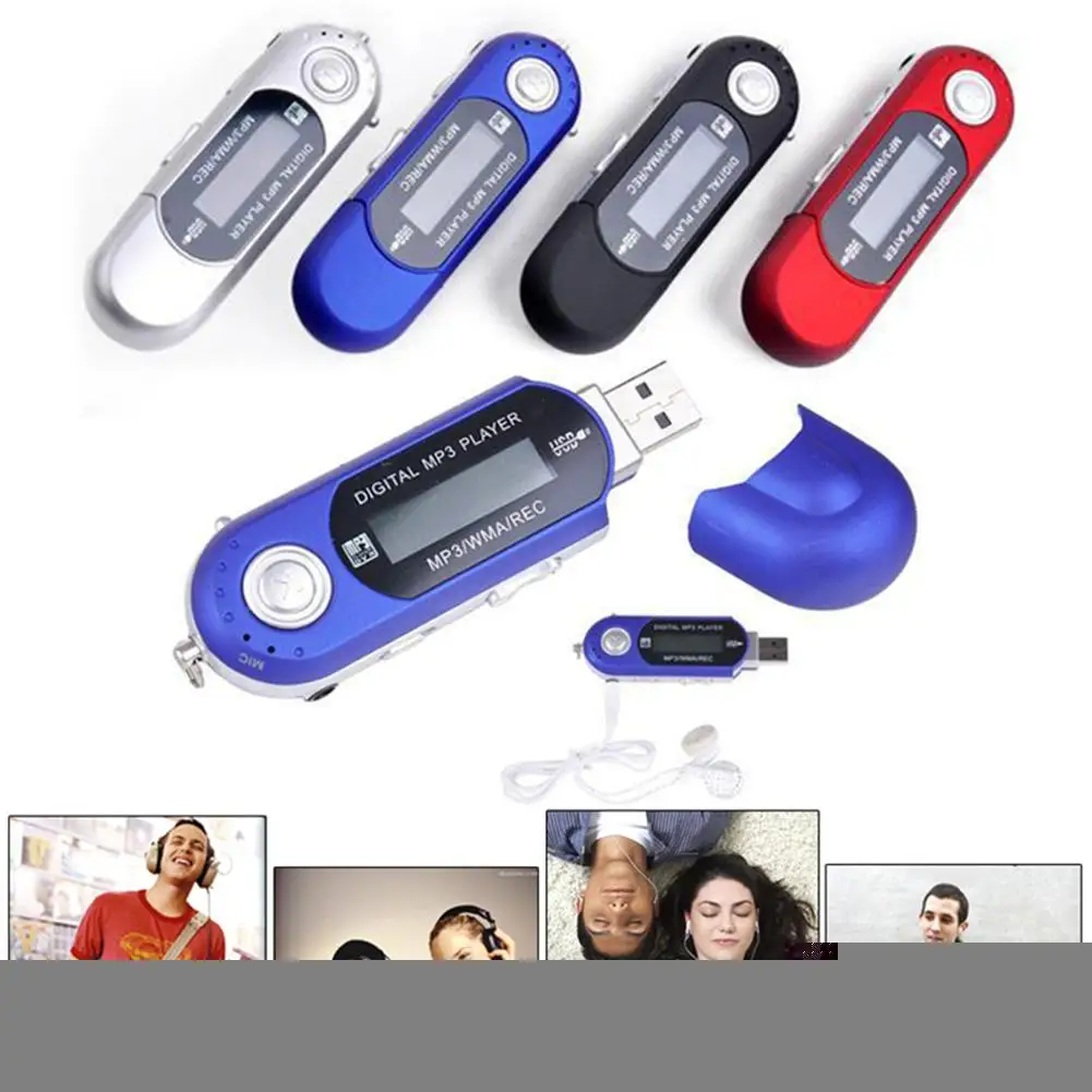 Мини USB флэш MP3-плеер с поддержкой 32G TF карты с fm-радио