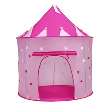 Детская игровая палатка замок Юрта, складная детская игровая палатка для помещений, Детская светящаяся палатка принцессы