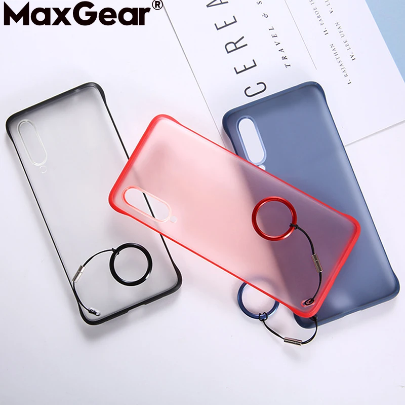 

Luxury Frameless Case For SamSung Galaxy S10 Plus S10E A20 A30 A50 A60 A70 A 50 70 A80 S10Plus Hard Matte Transparent Cover Ring