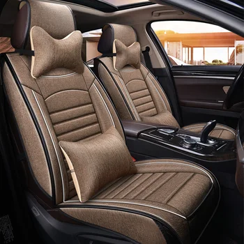 

Full Coverage flax fiber car seat cover auto seats covers for bmw e46 e90 e91 e92 e93 f30 f31 f34 f35 e30 e36