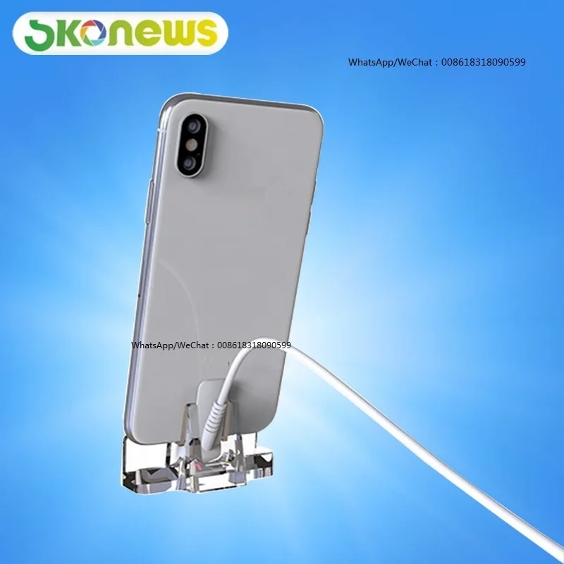 mobile_phone_security_vertical_display_stand_with_alarm_sensor_cables