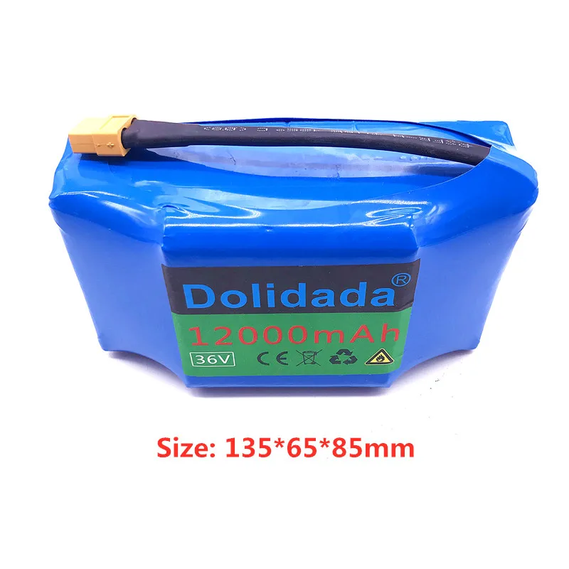 

Brand new Balanced Scooter 36 V 12ah, 10s2p 36 V 12000 MAH Battery Pack, Automotive Battery, Prote 18650 Power battery pack