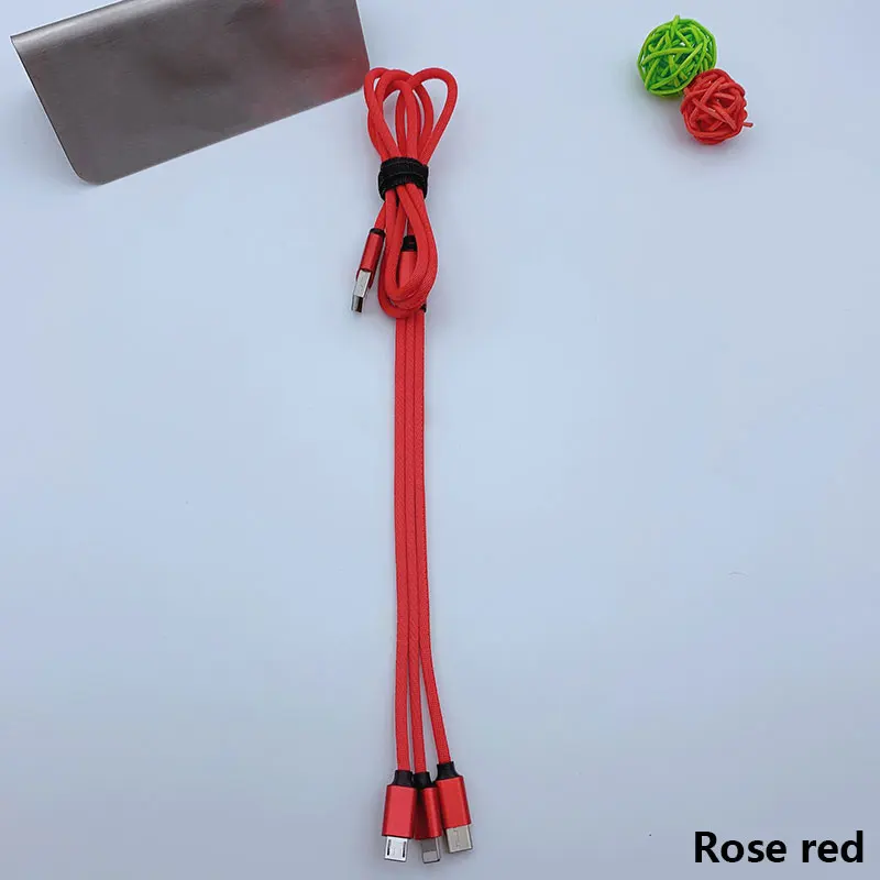 Cafele 3A 3 в 1 USB кабель Быстрая зарядка type C адаптер зарядное устройство для Iphone samsung Xiaomi LG мобильный телефон Micro USB кабель для передачи данных