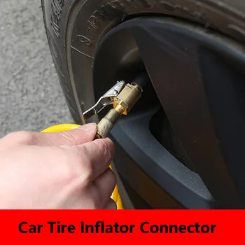 

29x8mm Brass Car Auto Tyre Wheel Tire Air Chuck Inflator Pump Valve Clip Clamp Connector Adapter car accessories for compressor