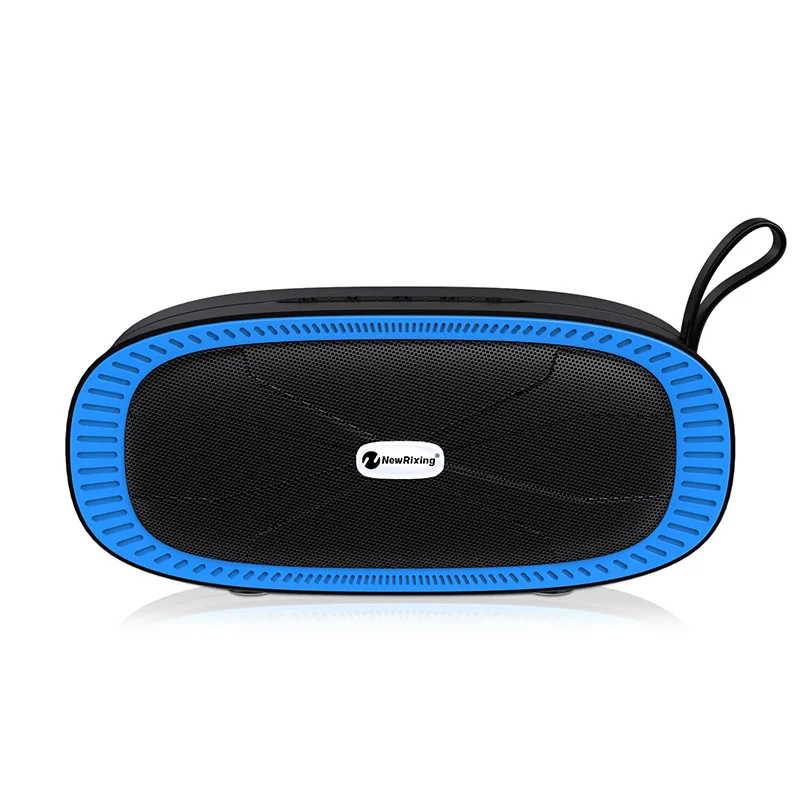 Newrixing Bluetooth динамик MP3 плеер Altavoz Bluetooth мини портативный беспроводной динамик для телефона с fm-радио USB динамик - Цвет: Blue Speaker