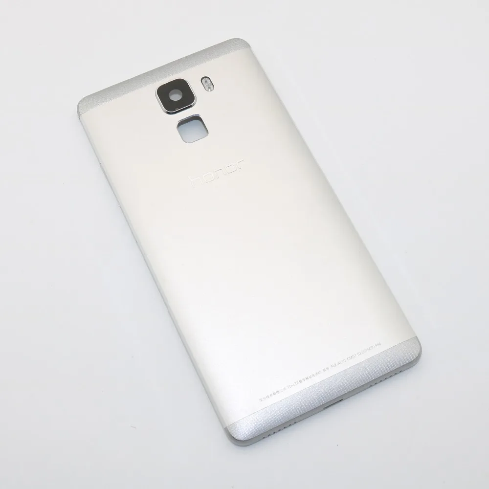 Silver Чехол для huawei Honor 7, PLK-AL10, PLK-L01, PLK-TL01H, задняя крышка, чехол на заднюю дверь, чехол на полную батарею, панель - Цвет: Silver