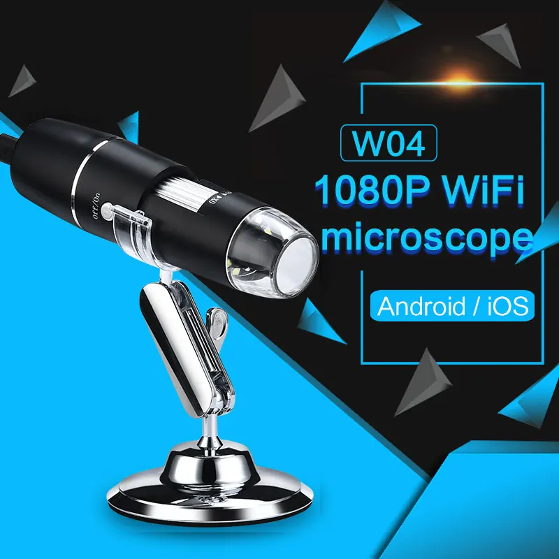 Digital Microscope Wi-Fi Microscope Electron Microscope Monitoring Mobile Phones Computers Durable Portable Ear Cleaning Tool
