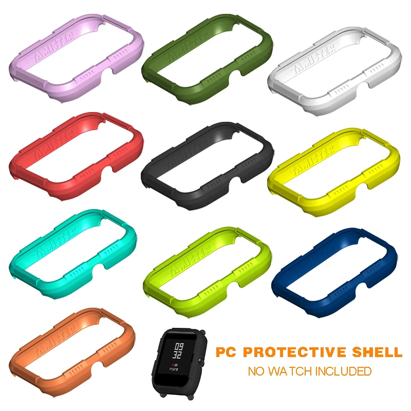 Защитный чехол для Xiaomi Amazfit Bip Молодежные часы Жесткий Чехол для ПК Рамка Бампер протектор для Amazfit Bip бит аксессуары