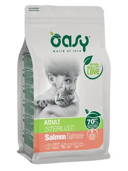 

Oasy dry cat for sterilizer. Cats with salmon x 1 pc