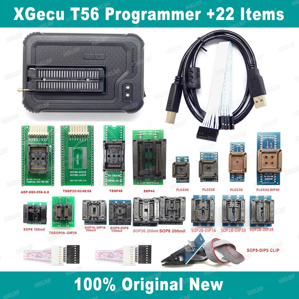 XGecu T56 Universal Программирование NAND Flash + 22 предмета поддерживает более широкий