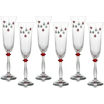 

A set of champagne glasses of 6 PCs. "Christmas toys" 190 ml.
