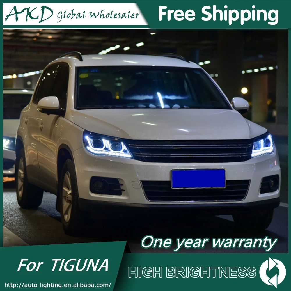 Flash Deal Headlights For Car VW Tiguan 2009-2012 DRL Daytime Running Lights Head Lamp LED Bi Xenon Bulb Fog Lights Tuning Car Accessories 5