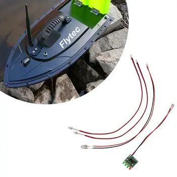 

Flytec Boat 2011-5.016LED Light Group Double Warehouse Silent Bait Outdoor Fishing Bait Boat Model Original Accessories